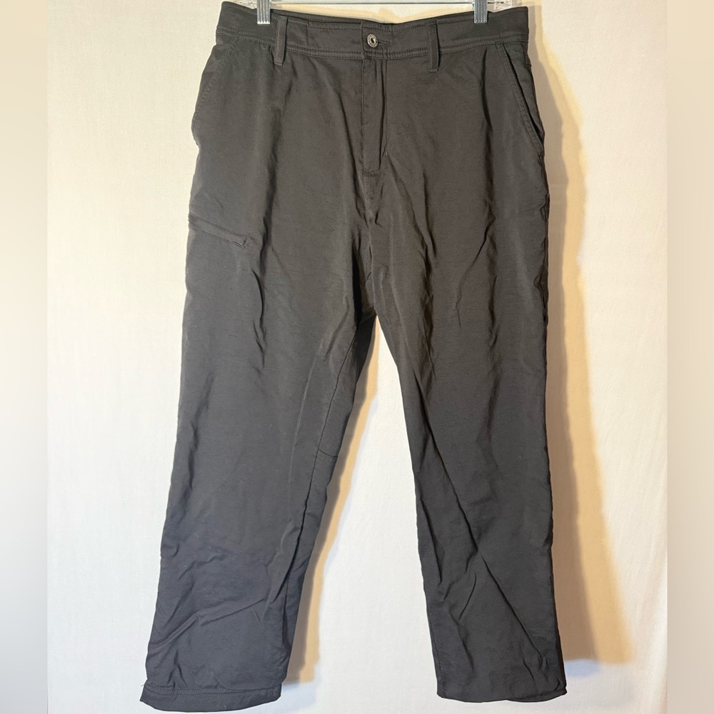 Never Worn Gerry Men's Black Casual Pants Nylon Spandex Zip Pockets